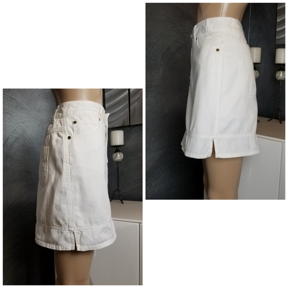 SONOMA LIFE+STYLE SKORT WHITE DENIM SZ 8 - Picture 2 of 11